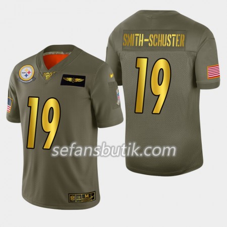 Pittsburgh Steelers Tröjor JuJu Smith-Schuster 19 Nike 2019 Salute to Service 100th - Herr Pittsburgh Steelers Tröjor JuJu Smith-Schuster 19 Nike 2019 Salute to Service 100th - Herr